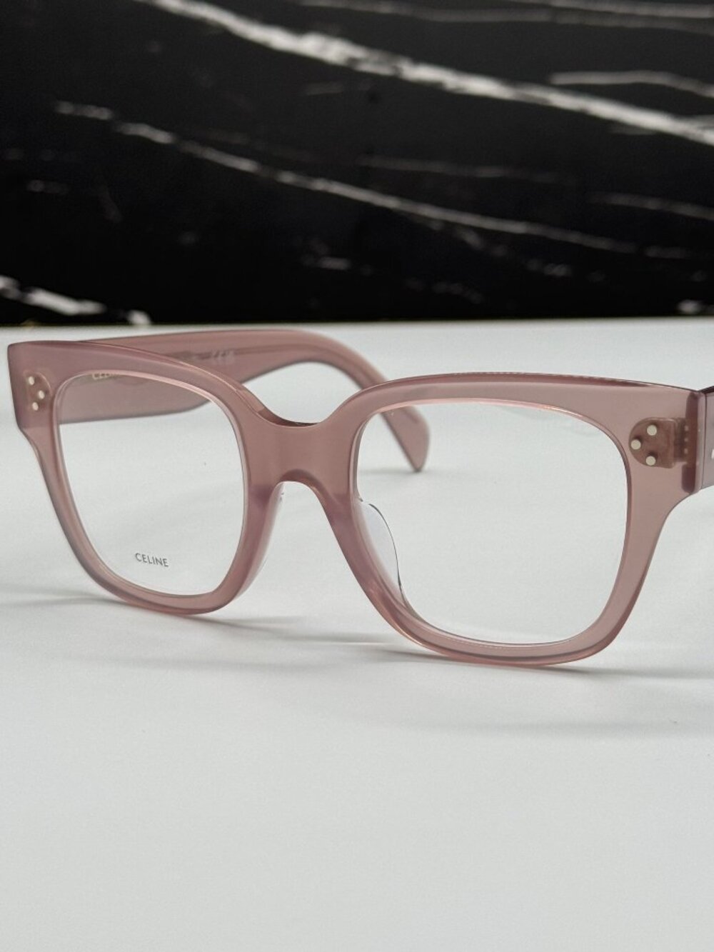 NEW CELINE CL50110U 045 EYEGLASSES PINK WOMEN EYEWEAR CELINE - Picture 4 of 11